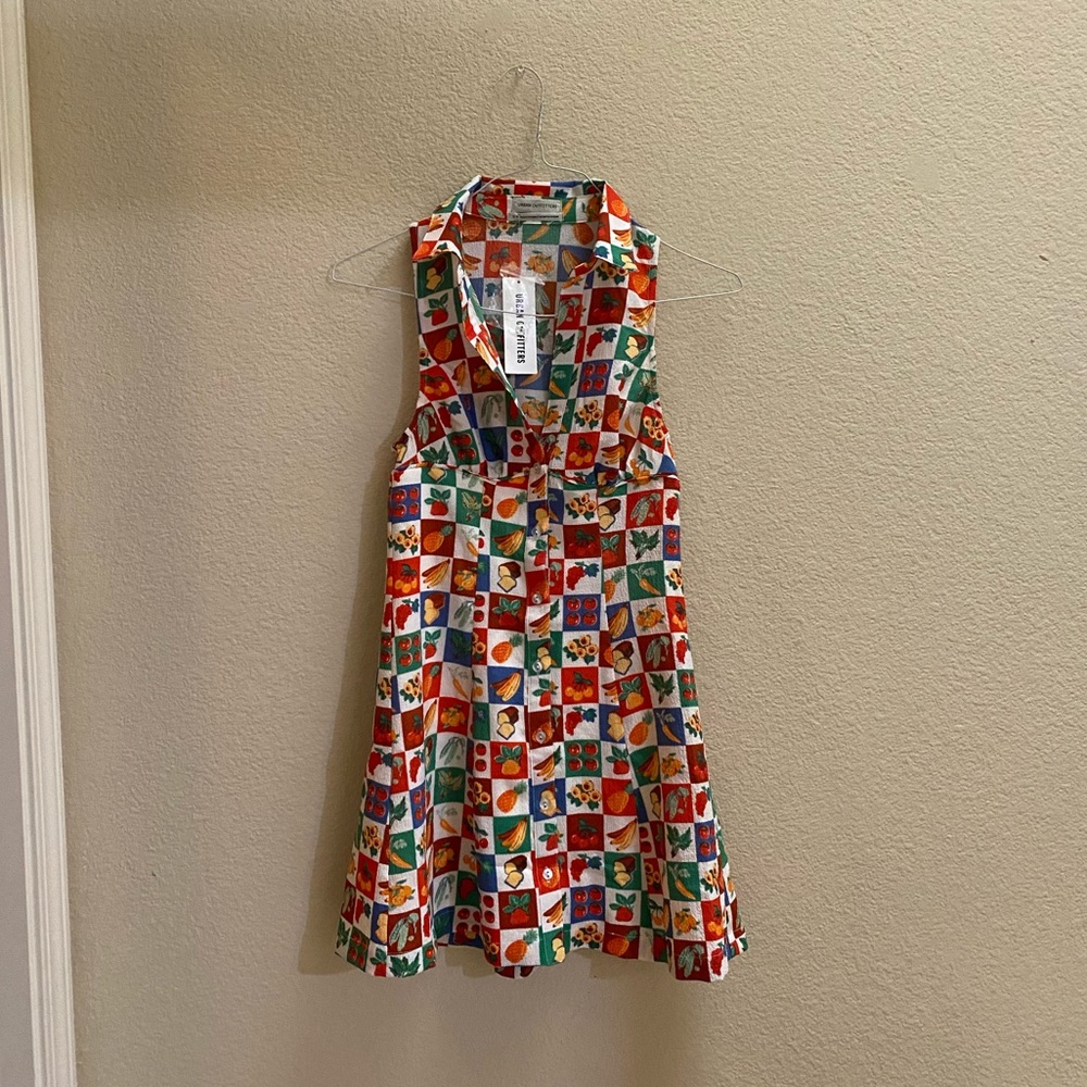 Urban Outfitters Tia Fruit and Vegetables Dress